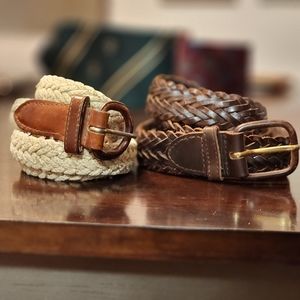 Two Braided Belts